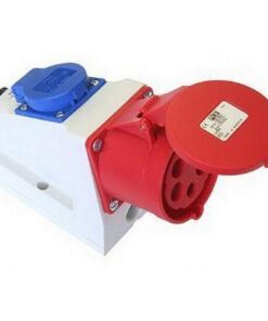 ABL CEE Krachtstekker met 2 Contactbuizen Rood/Blauw/Grijs