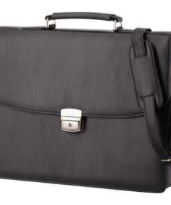 Alassio Aktetas Anzio Zwart Imitatieleer