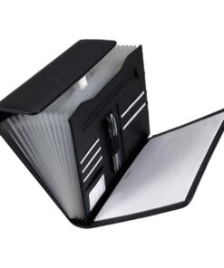 Alternative view of Alassio JU-31511 Sorteermap Vado A4 Zwart/Imitatie Leer