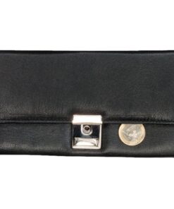 Alassio Kelner Portefeuille Nappa Leer Zwart