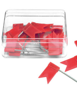 Alco AL-712 Markeervlaggetjes 20 Stuks In Doosje Rood