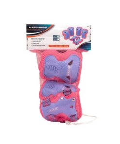 Alternative view of Alert Beschermset Maat S 6-delig Roze/Paars