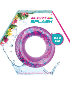 Alert Splash Zwemband met Mulitcolor Veren 90 cm