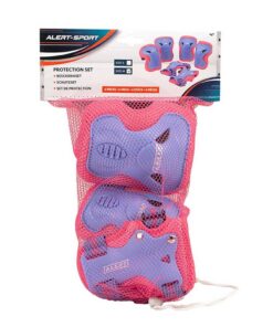 Alert Sport Beschermset M 3-delig Roze/Paars