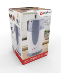 Alternative view of Alpina Elektrische Koffiemolen 150W Wit/Grijs