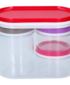 Alpina Opbergdozen 4 Stuks Transparant