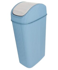 Alythia Tafelafvalbak met Zwaaideksel 4L Blauw/Wit