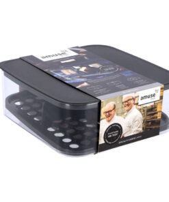 Amuse Kaas Opbergbox Zwart/Transparant