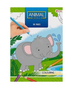 Animal World Kleurboek Wilde Dieren 96 Bladzijden