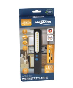 Ansmann LED Werklamp Oplaadbaar Zwart