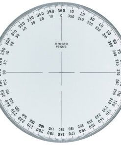 Aristo AR-1512/5 Kompasroos 360° 12 Cm Glashelder Plexiglas