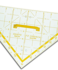Aristo AR-1650W Tekendriehoek Voor Schoolbord 80cm