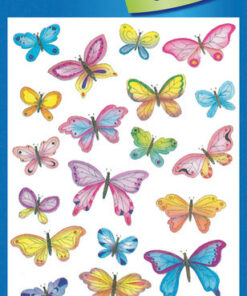 Avery AV-4390 Etiket 3 Vel Vlinders 10 Setjes met 3 Vel