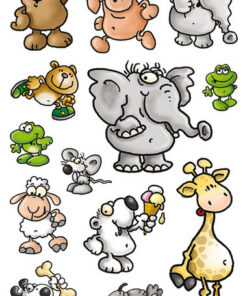 Avery AV-53193 Papieretiket Z-design Kids Pakje A 3 Vel Dieren