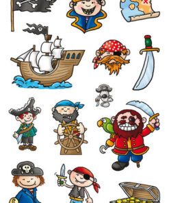 Alternative view of Avery AV-53197 Papieretiket Z-design Kids Pakje A 3 Vel Piraten