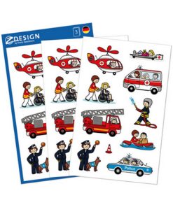 Alternative view of Avery AV-54137 Z-Design Kids Stickers Hulpdiensten 3 Vel