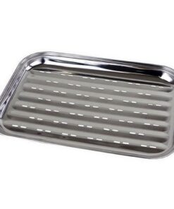 BBQ Grill Tray 34.5x24.5x2.7 cm RVS
