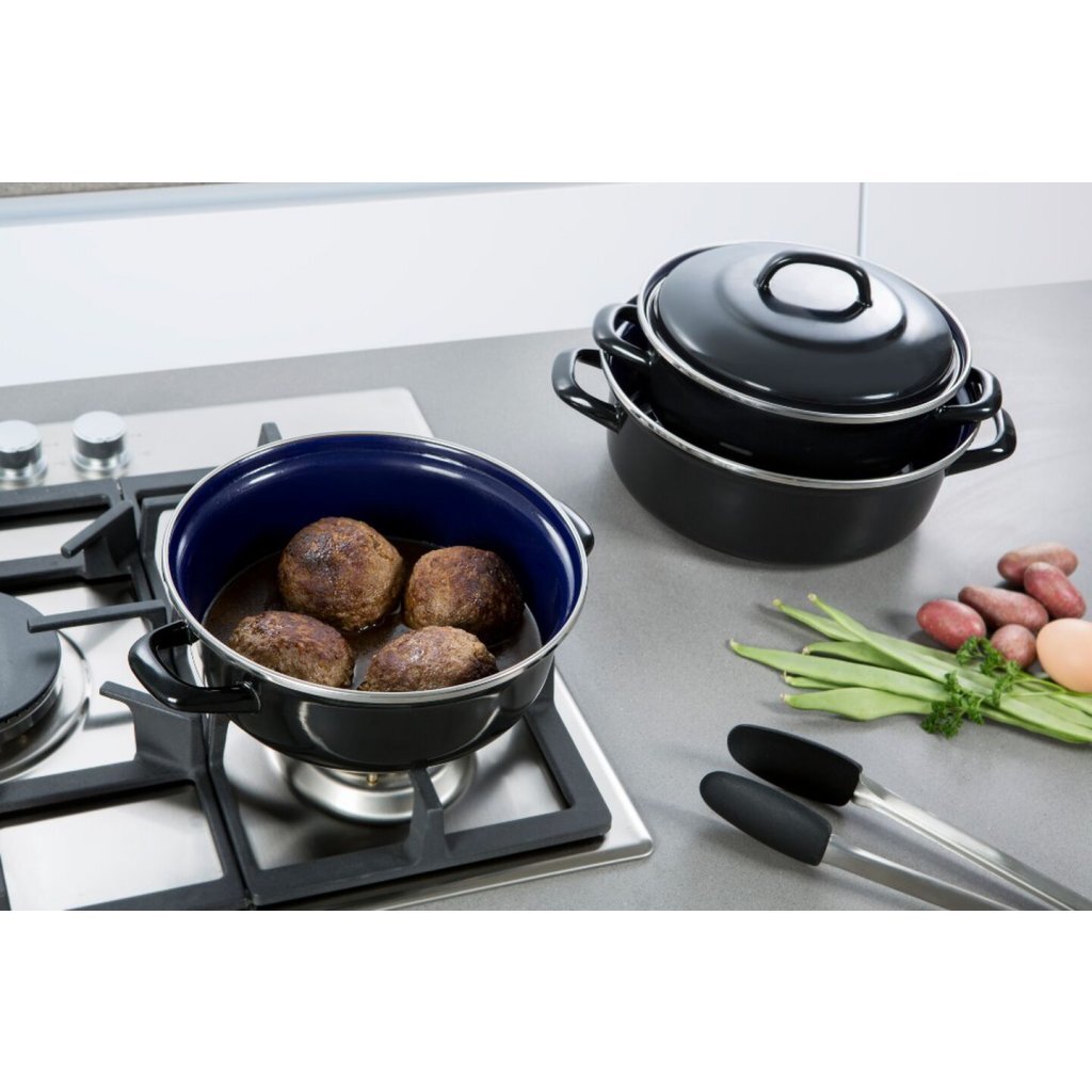 BK Fortalit Braadpan 24 cm Zwart - Afbeelding 3