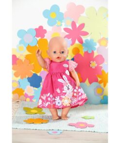 Alternative view of Baby Born Jurk Bloemen Roze