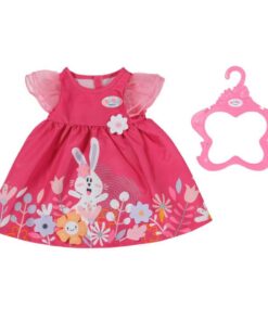 Baby Born Jurk Bloemen Roze