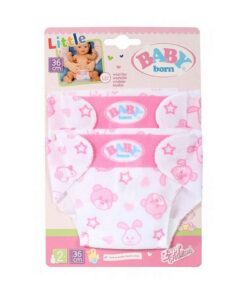 Baby Born Little Luiers 2 Stuks Roze/Wit