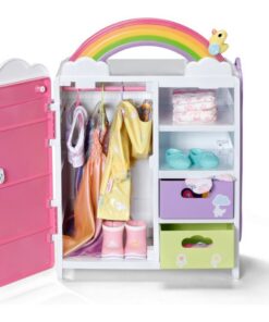 Alternative view of Baby Born Regenboogkledingkast 33x22x39 cm + Licht en Geluid