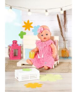 Alternative view of Baby Born Trendy Bloemenjurk Roze