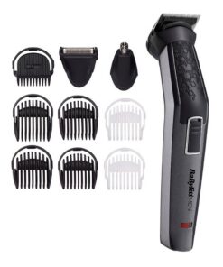 Babyliss MT727E Carbon Titanium 10in1 Multi Trimmer Zwart/Zilver