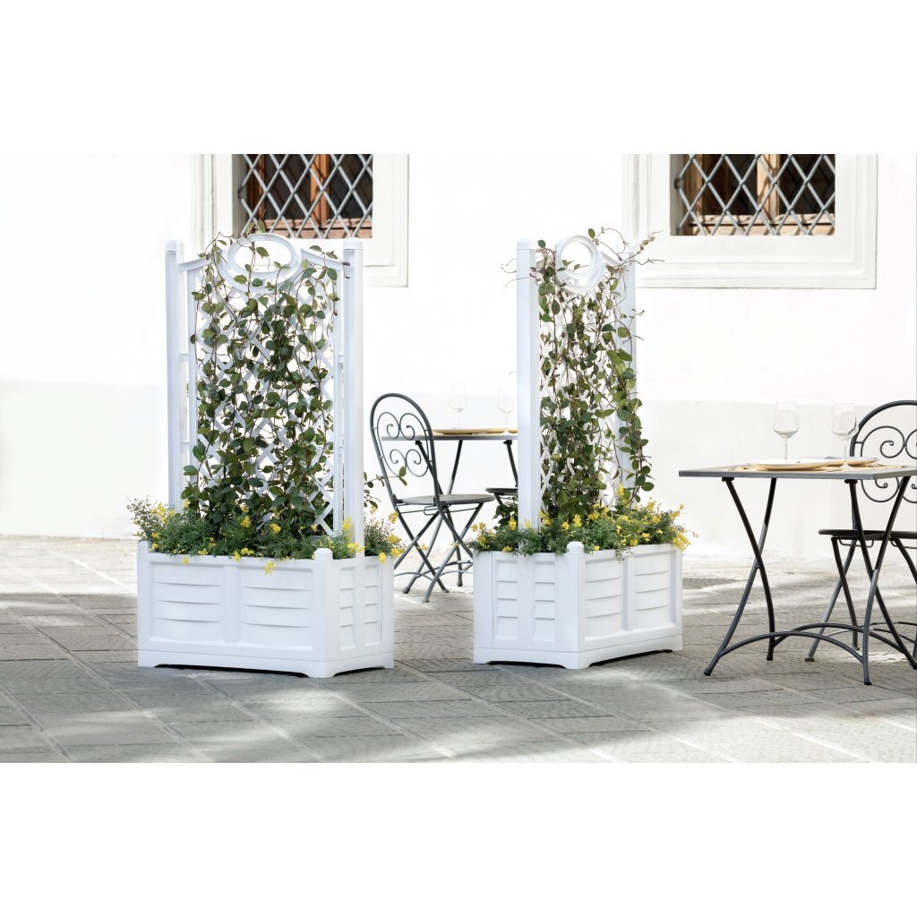 Bama Fioriera Separe Bloemenbak 80x42.5x150 cm Wit - Image 4