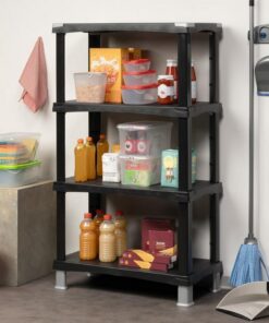 Alternative view of Bama Futuro Opbergsysteem 4 Planken 80x40x137 cm Zwart