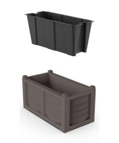 Alternative view of Bama Kit Arredo Plantenbak 80x42.5x42 cm Taupe