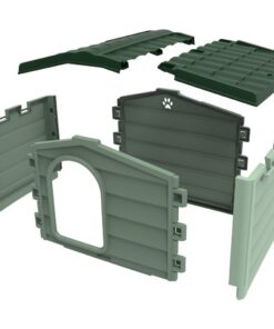 Alternative view of Bama Pet Cuccia Hondenhok 89x75x62 cm Groen