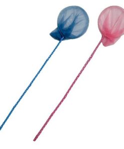 Bamboe Schepnet+stip 90cm 2ass