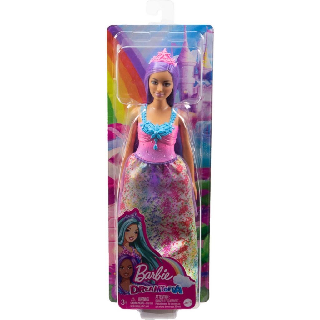 Barbie Dreamtopia Princess Paars Haar