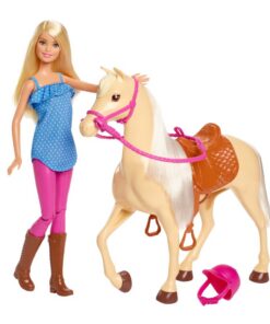 Barbie Pop en Paard met Accessoires
