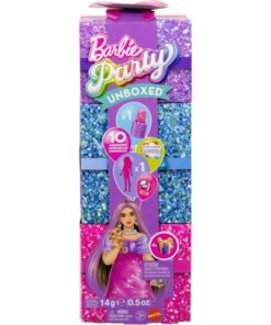 Barbie Reveal Party Unbox Glam Pink Curvy Doll