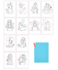 Alternative view of Basic Craft PushOut Pictures Eenhoorn