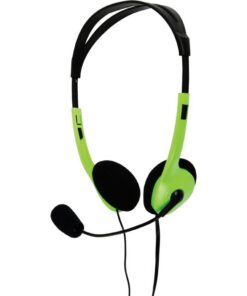 BasicXL BXL-HEADSET1 Stereo Headset Groen/Zwart