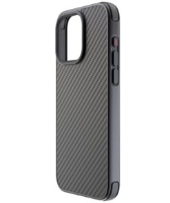 Alternative view of Black Rock Robust Carbon Cover Voor Apple IPhone 15 Pro Max Zwart