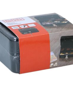 Black+Decker Geldkistje 15x8x11.8 cm Zwart