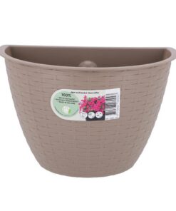 Bloembak Muur Dijon 26 cm Taupe