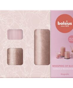 Bolsius Giftset Whispers of Bloom Magnolia 6-delig
