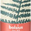 Bolsius Rustiek kaars 130/68 bladmotief