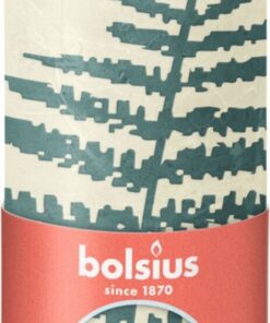 Bolsius Rustiek kaars 130/68 bladmotief
