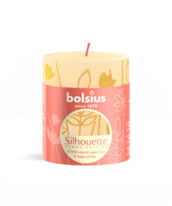 Bolsius Silhouette Stompkaars Botergeel Met Print 8x6