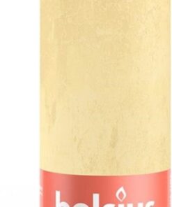 Bolsius Stompkaars Rustiek Butter Yellow 19 cm &oslash; 7 cm