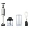 Bourgini Classic Staafmixer Set RVS/Zwart