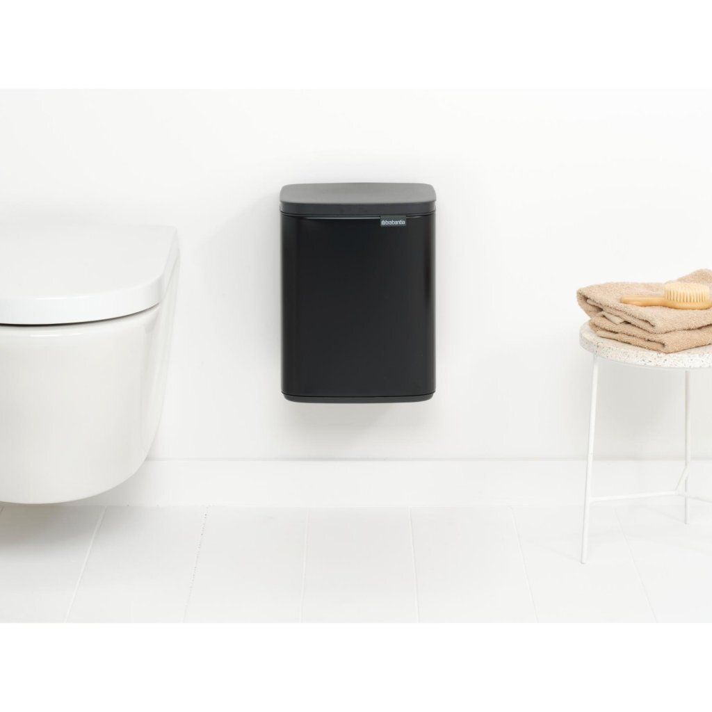 Brabantia Bo Afvalemmer 7L Mat Zwart - Afbeelding 5