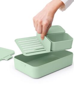 Alternative view of Brabantia Make & Take Bento Lunchbox L Jade Groen