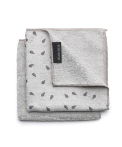 Brabantia Microvezeldoekjes Set van 2 30x30 Lichtgrijs